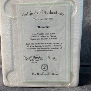 The Bradford Exchange tea cup